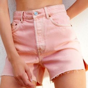Zara Pink High Rise Shorts